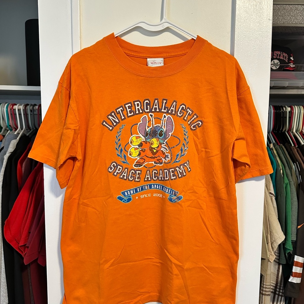 2002 Stitch Space Academy Disney Tee